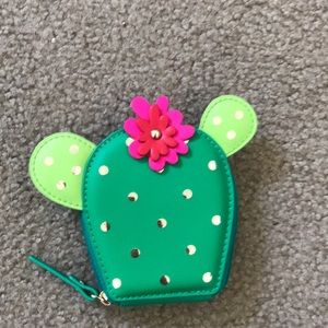 RESERVED Kate Spade Cactus Coin Purse NWOT